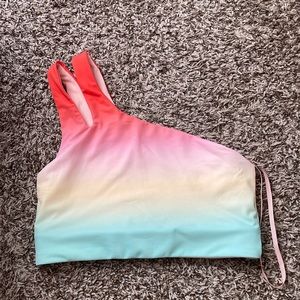 Fabletics ombré sports bra size small